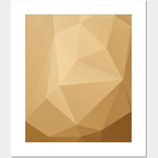 Geometric Brown Posters and Art